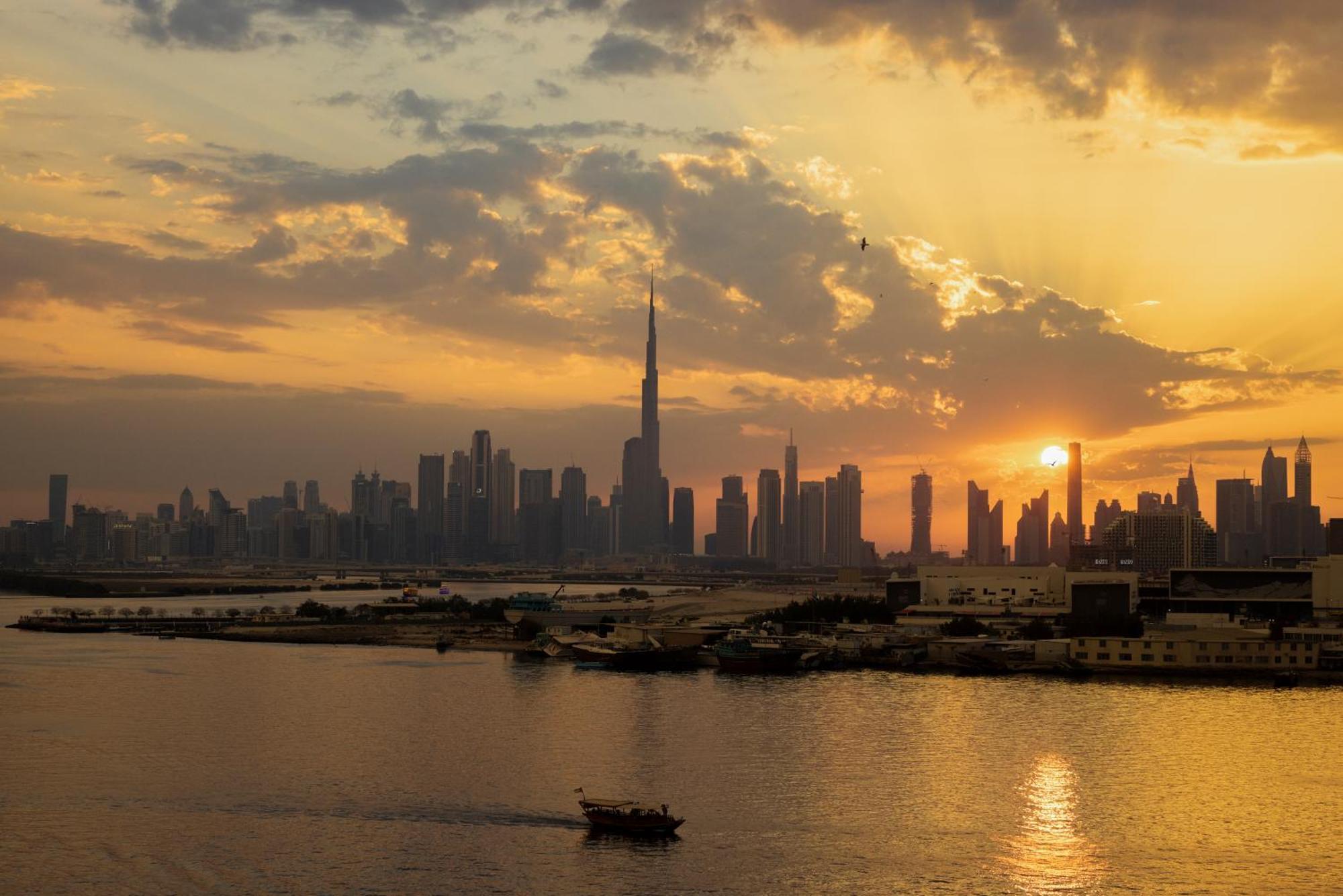 Address Creek Harbour Hotel Dubai Eksteriør billede Dubai skyline
