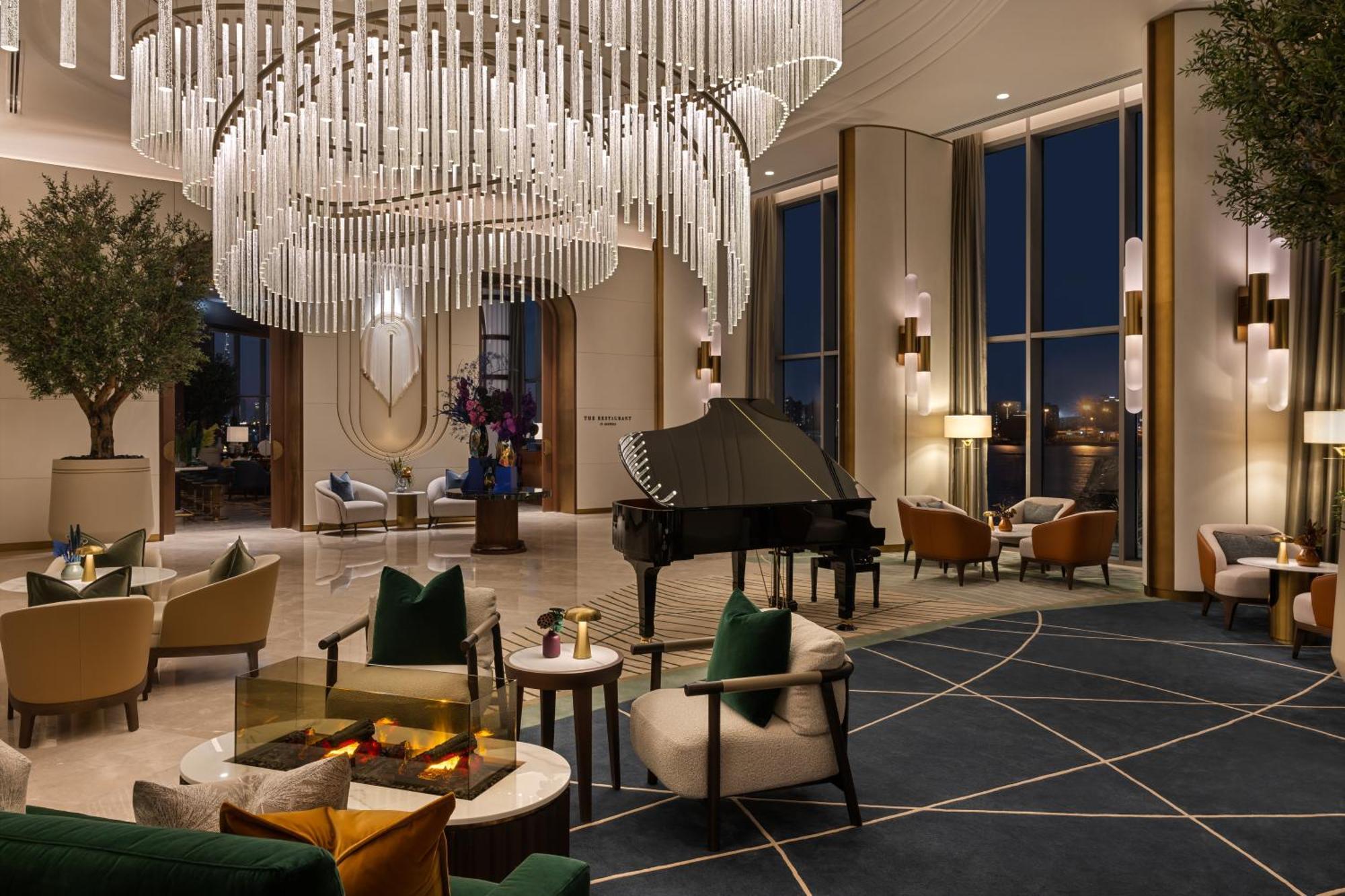 Address Creek Harbour Hotel Dubai Eksteriør billede The lobby of the hotel