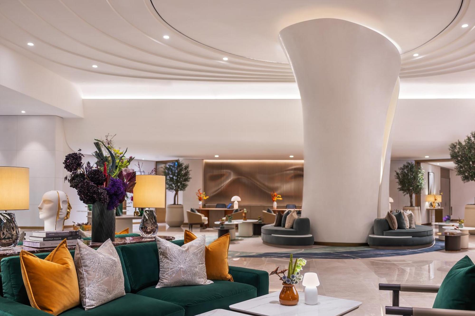 Address Creek Harbour Hotel Dubai Eksteriør billede The lobby of the hotel
